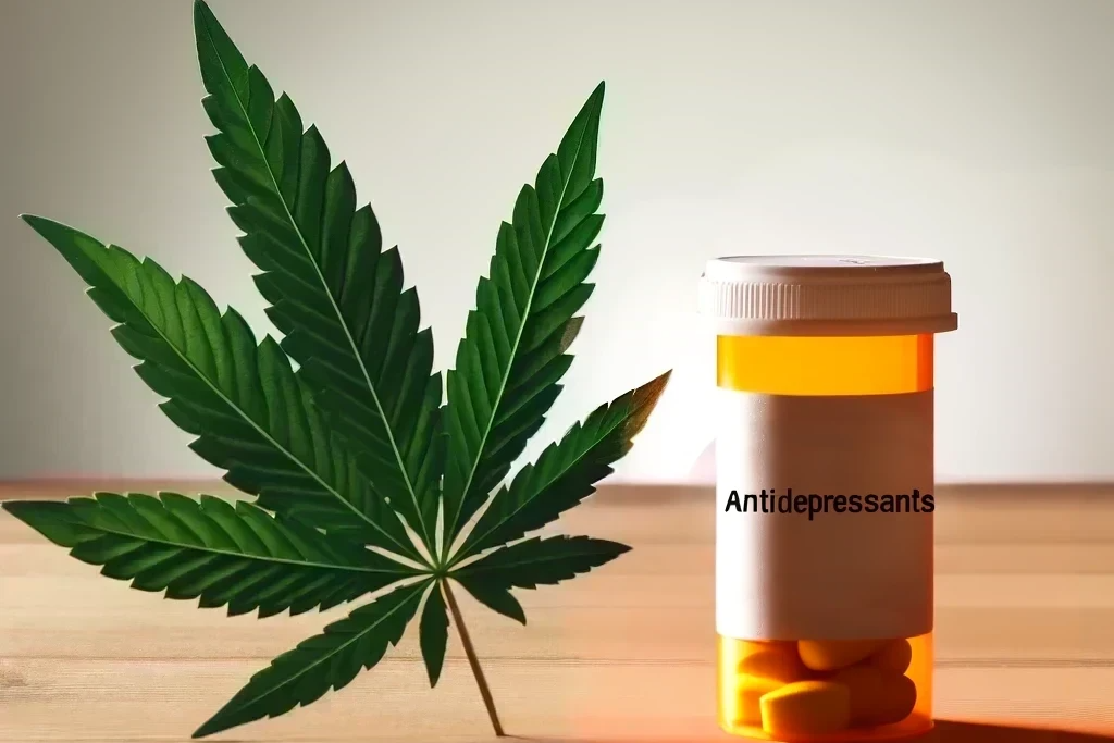 Cannabis and Antidepressants (SSRIs, SNRIs, TCAs)