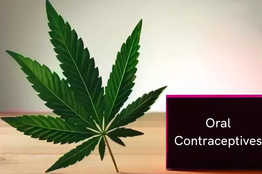 Cannabis and Oral Contraceptives (e.g. Ortho Tri-Cyclen, Valette, Diane-35, Yasminelle)