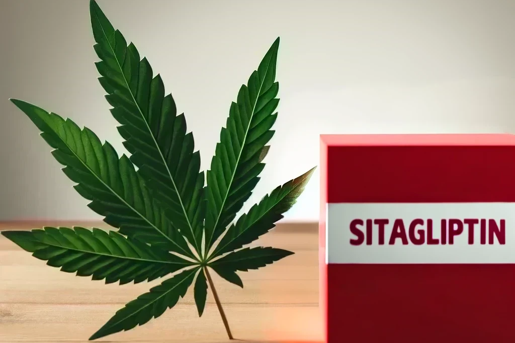 Cannabis and Sitagliptin (e.g. Januvia, Xelevia)